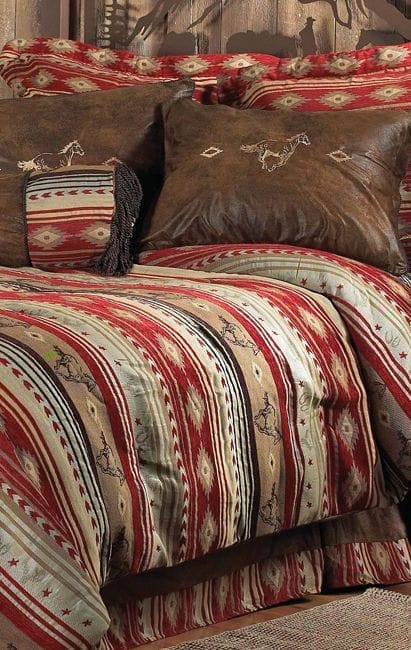Southwestern Horses Bedding Set - Western Comforters - Your Western Decor