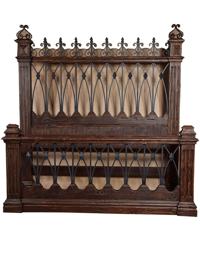 Handcrafted Rustic Spanish Colonial Mohena Bed - Your Western Decor