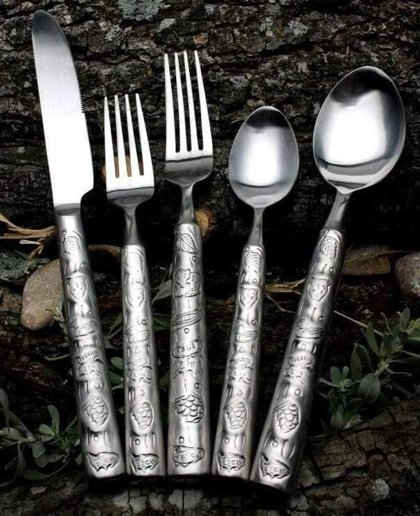 Stainless Lodge Flatware | Rustic Tableware | Your Western Decor