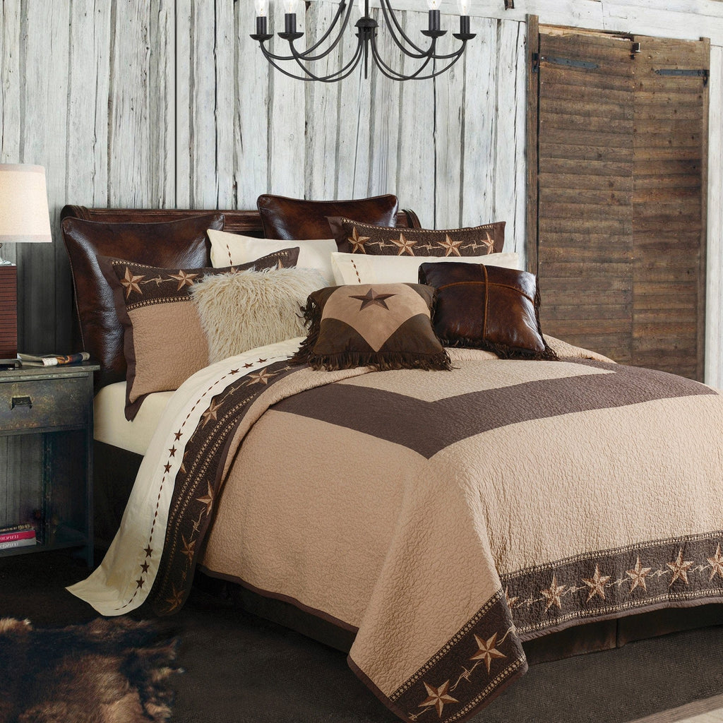 Star Ranch Reversible Quilt Set - Western Bedding from Your Western Decor