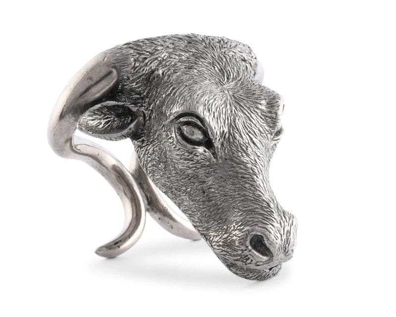 Steer Pewter Napkin Ring - Your Western Decor
