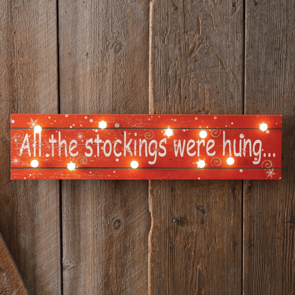 Christmas Marquee Sign - The Stockings Were Hung  - Your Western Decor