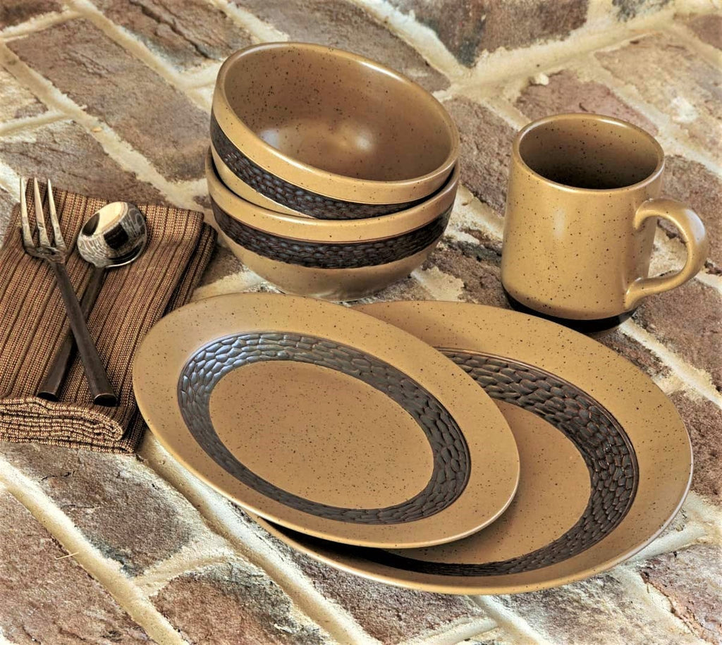 Derby collection stoneware dinnerware collection. Your Western Decor