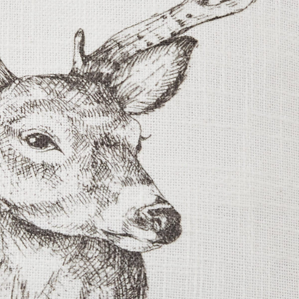 Summit Wildlife Deer Throw Pillow Sketch Detail - Your Western Decor