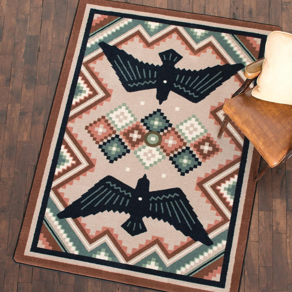 Sunset Dance Area Rugs with Crows - Made in the USA - Your Western Decor