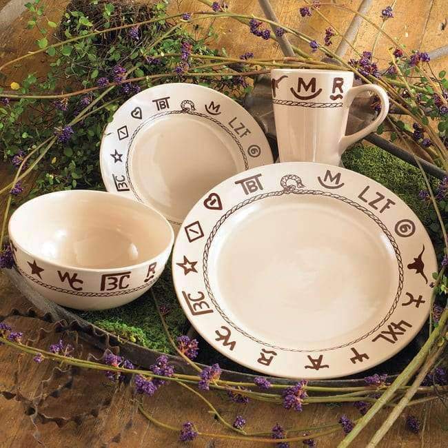 Rope and brands western dinnerware - Your Western Decor