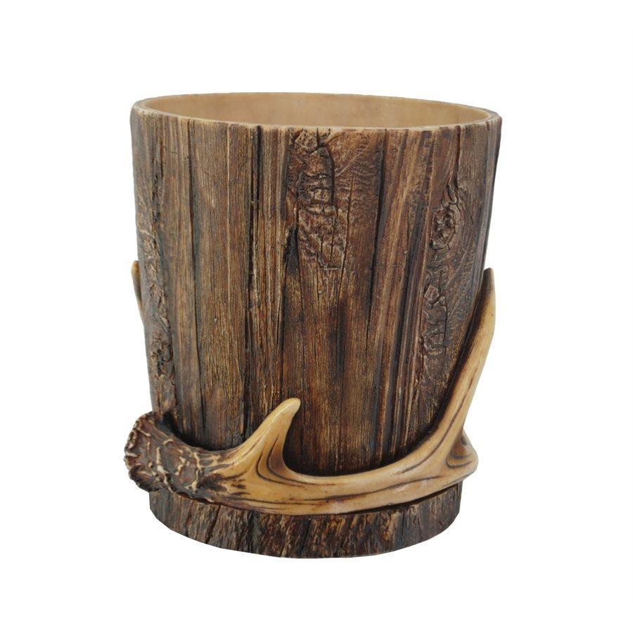 Antler lodge waste basket - Your Western Decor