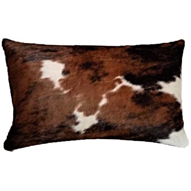 Exotic Tri Color Cowhide Accent Pillows 13" x 22" - Your Western Decor