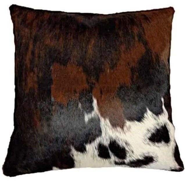 Exotic Tri Color Cowhide Accent Pillows 22" x 22" - Your Western Decor