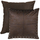 Studded Tooled Faux Leather Euro Sham - Your Western Decor