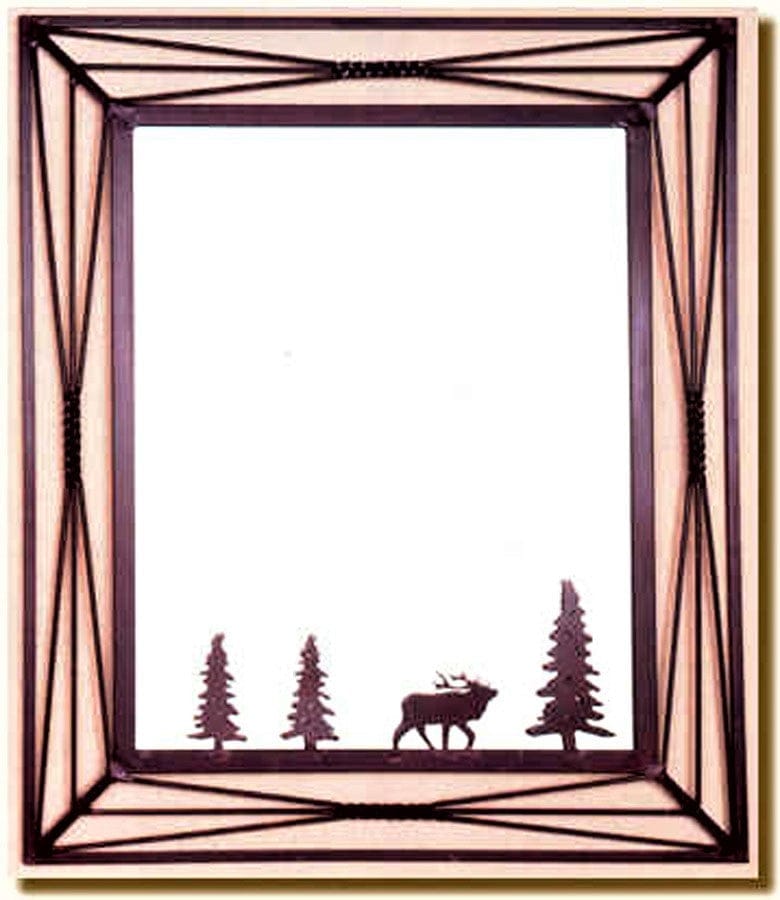Elk Rustic Iron Wall Mirrors made in the USA - Your Western Decor