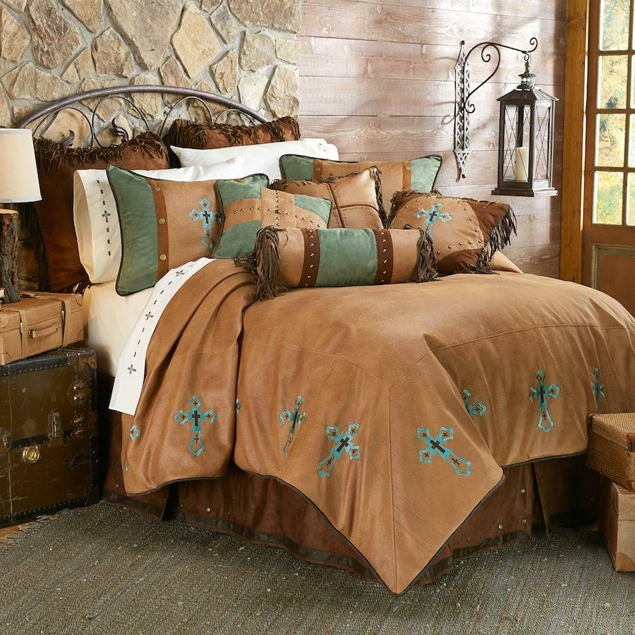 Western Cross Bedding Set and Accessories - Your Western Decor