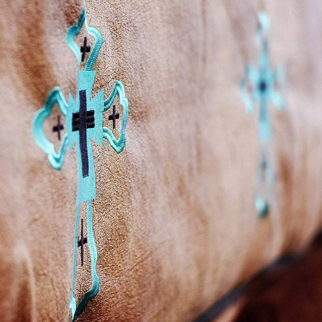 Western Cross Comforter Detail - Your Western Decor