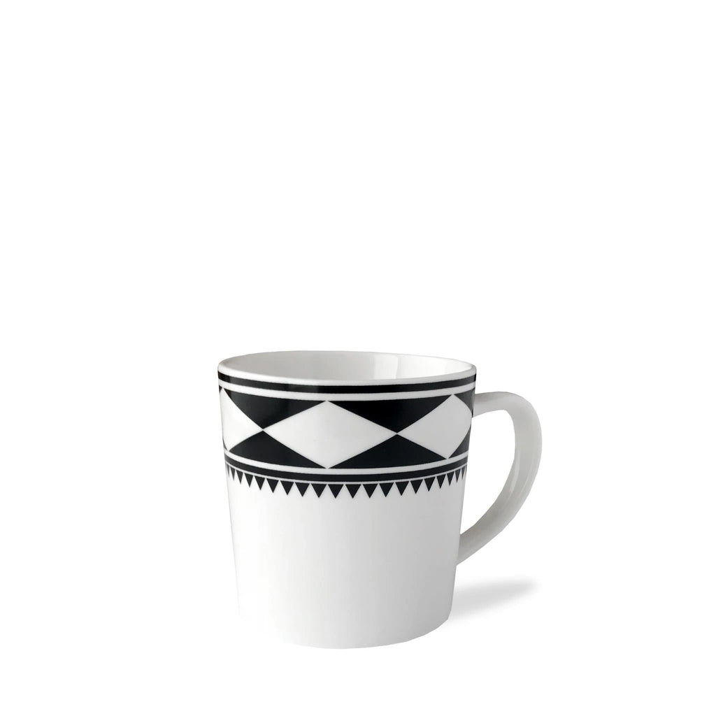 White diamond porcelain coffee mug. Made in the USA. Your Western Decor