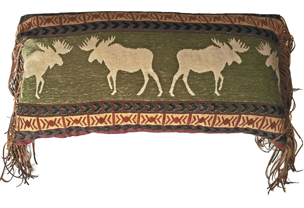 Wilbur Mountain Moose Accent Pillow - Your Western Decor, LLC