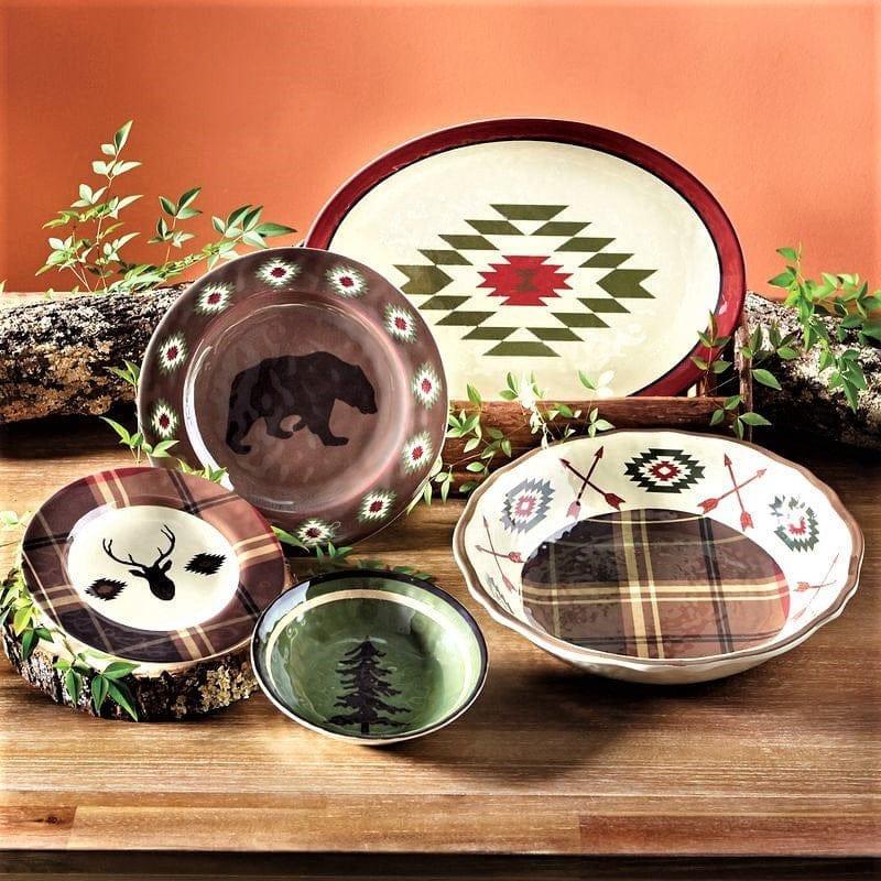 Wilderness Lodge Dinnerware Melamine Dishes Your Western Decor