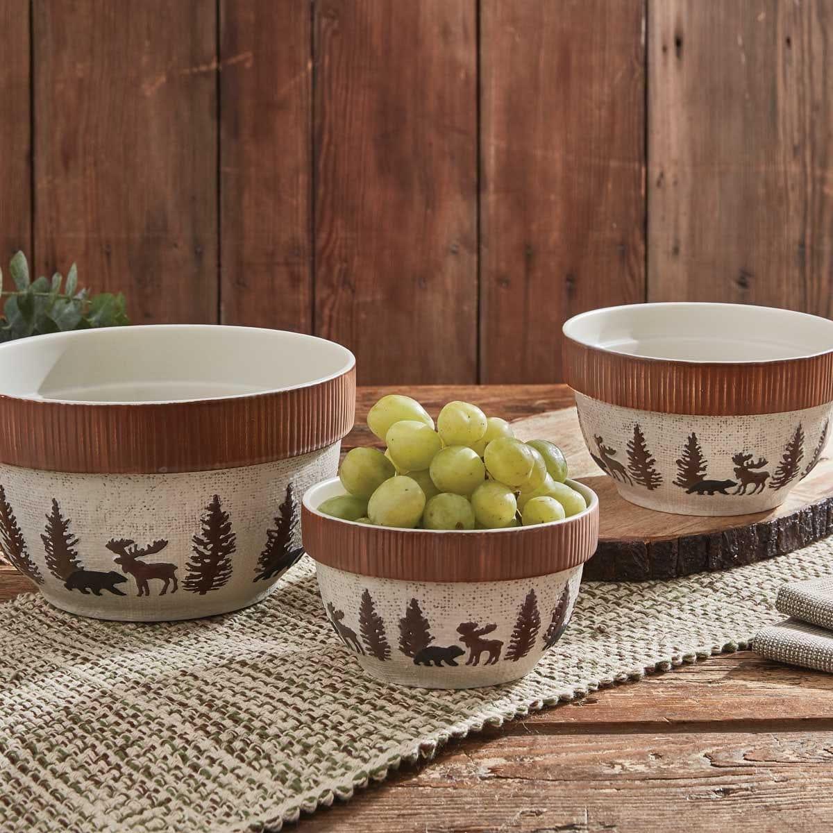 Yakutat Wildlife Mixing Bowl Set | Your Western Decor