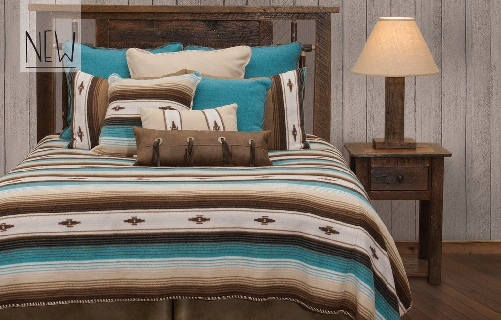 Yara Azul Zerape Bedding Collection made in the USA - Your Western Decor
