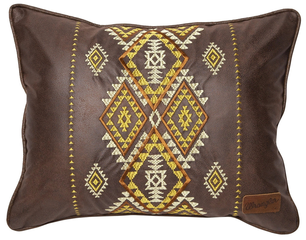 Yellowstone Diamond Embroidered Accent Pillow - Your Western Decor, LLC